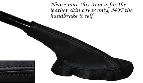 BLACK STITCHING LEATHER HANDBRAKE GAITER FITS MORRIS MINOR 1000 1955-1971