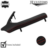 RED STITCH STEERING WHEEL LOWER TRIM COVER+FRAME FOR PORSCHE 911 997 987