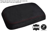 RED STITCHING ARMREST LID SUEDE COVER FITS CHRYSLER 300 C 2011-2015 CUSTOM NEW