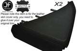 BLACK STITCH 2X CONSOLE SIDE TRIM SKIN COVERS FITS TOYOTA GT86 SUBARU BRZ
