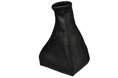 FITS VAUXHALL OPEL 2000-2006 CORSA C CDTI TWINPORT GAITER LEATHER BLACK STITCH