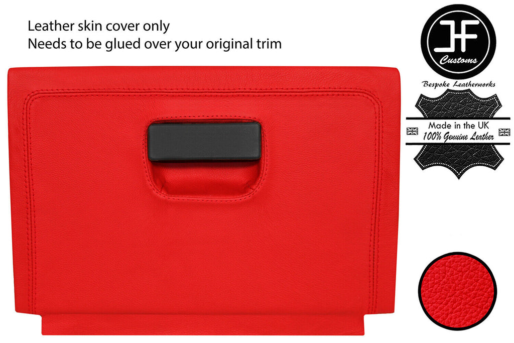 RED REAL LEATHER GLOVE BOX LID LEATHER COVER FITS FORD F150 F-150 2004-2008