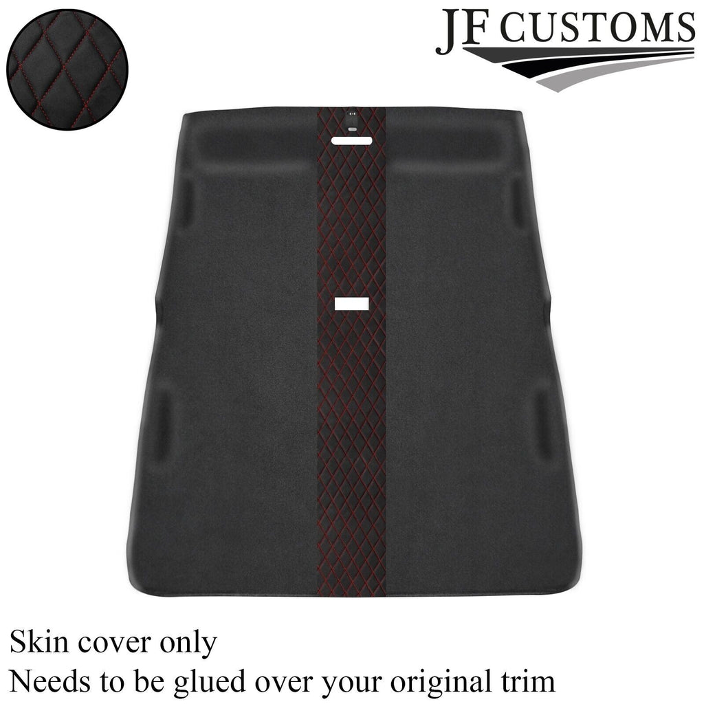 DARK RED DIAMOND STITCH D GREY SUEDE HEADLINER COVER FITS HONDA CIVIC EJ9 96-01