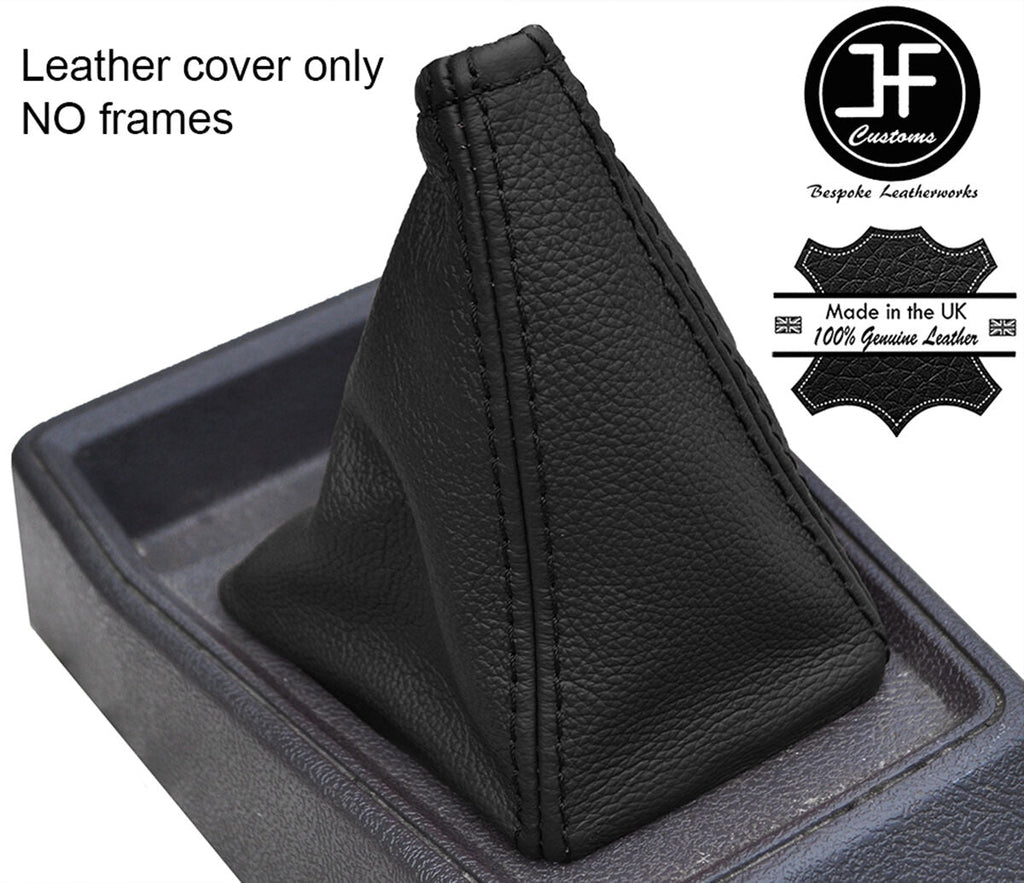 BLACK TOP GRAIN REAL LEATHER MANUAL GEAR GAITER FOR PEUGEOT 205 MK2 PHASE 2