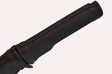 red stitching FITS FIAT PUNTO MK1 93-99  HANDBRAKE HANDLE LEATHER COVER ONLY
