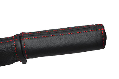 red stitching FITS MINI CLASSIC ROVER COOPER AUSTIN MORRIS HANDBRAKE HANDLE