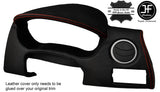 RED STITCH INSTRUMENT CLUSTER HOOD LEATHER COVER FITS SUZUKI SWIFT 2005-2009
