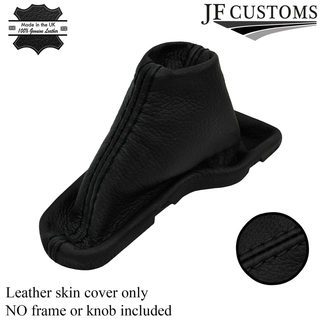 BLACK STITCH LEATHER AUTOMATIC GEAR GAITER COVER FOR CHEVROLET CAMARO 16-19