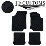 BLUE DIAMOND STITCH VINYL 4X TAILORED FLOOR CARPETS FOR GOLF MK3 92-97 JF1