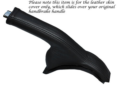 BLACK STITCH FITS SUZUKI GRAND VITARA 2005-2013 LEATHER HANDBRAKE GAITER ONLY
