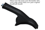 BLACK STITCH FITS SUZUKI GRAND VITARA 2005-2013 LEATHER HANDBRAKE GAITER ONLY