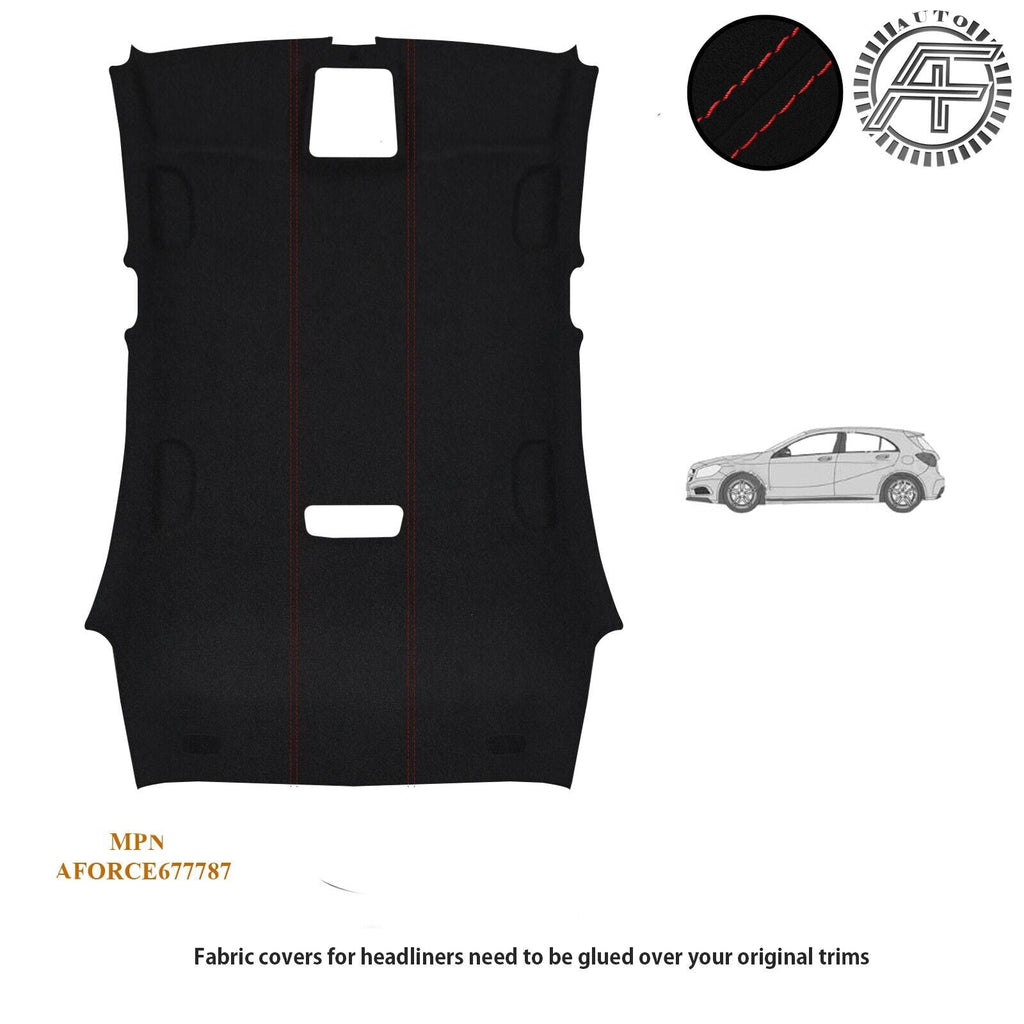 LUXE SUEDE HEADLINER COVER FITS MERCEDES BENZ W176 AMG 12-18