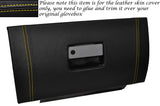 YELLOW  STITCH GLOVE BOX LID LEATHER SKIN COVER FITS FORD MUSTANG 2005-2009