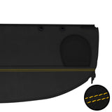 YELLOW STITCH D GREY LUXE-SUEDE REAR PARCEL SHELF COVER FOR BMW E46 SEDAN 98-05