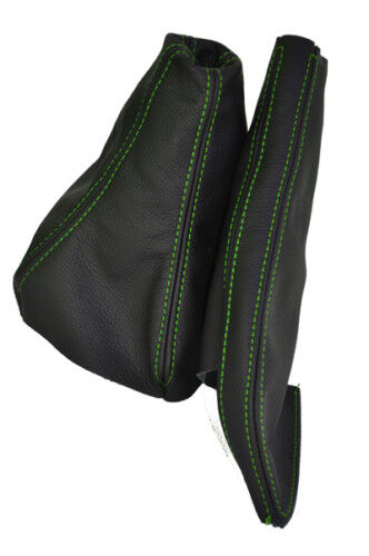 FITS MITSUBISHI ECLIPSE SHIFT + E BRAKE BOOT 95-99 green st CUSTOM NEW