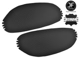CARBON FIBER VINYL 2X REAR DOOR ARMREST COVERS FITS BMW E46 CONVERTIBLE & COUPE