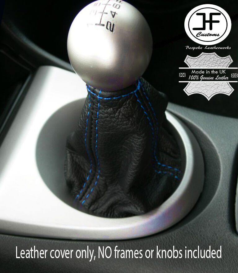 BLUE STITCH FOR HONDA CIVIC FK2 S TYPE S 2006-2012 GEAR GENUINE LEATHER GAITER