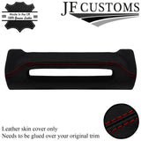 D RED STITCH LEATHER DASH HANDLE TRIM COVER FOR LAND ROVER DISCOVERY MK1 94-98