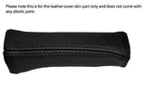 black stitch FITS AUDI A8  94-02 HANDBRAKE HANDLE LEATHER  COVER ONLY CUSTOM NEW