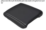 WHITE STITCHING FITS VOLVO C30 2006-2012 LEATHER ARMREST COVER ONLY CUSTOM NEW