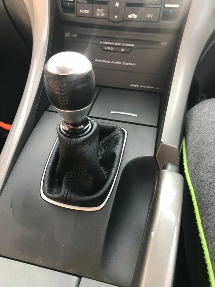 FITS HONDA ACCORD 2008-2012 IX REAL TOP GRAIN LEATHER GEAR GAITER CUSTOM NEW