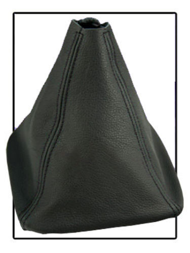 FITS SKODA SUPER B GEAR GAITER REAL LEATHER BLACK 2001-2008 CUSTOM NEW