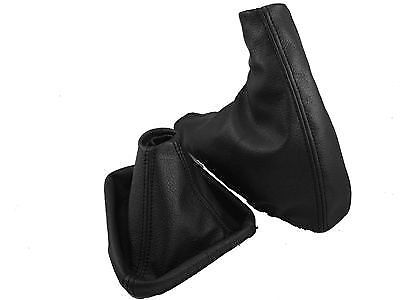 FITS VOLVO S80 1998-2005 REAL BLACK LEATHER GAITERS SET NEW CUSTOM NEW