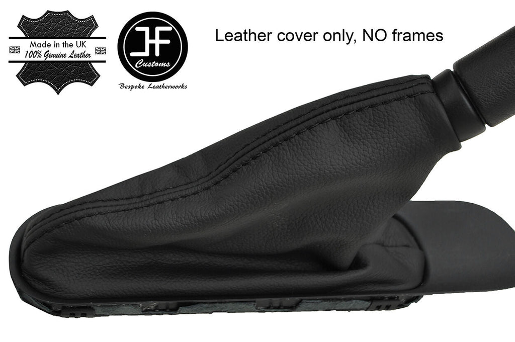 BLACK STITCH TOP GRAIN LEATHER HANDBRAKE GAITER FOR BMW MINI COOPER R55 R56 R57