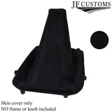 BLACK STITCH SUEDE 5 SPEED MANUAL GEAR GAITER FITS SUBARU IMPREZA WRX STI 01-04