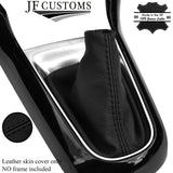BLACK STITCH TOP GRAIN LEATHER MANUAL GEAR GAITER FITS CITROEN C3 PICASSO 09-15
