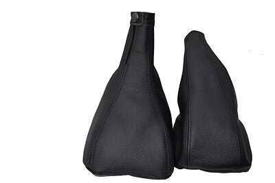 FITS ALFA ROMEO 155 GEAR HANDBRAKE GAITER black stitch CUSTOM NEW MADE IN UK