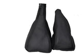 FITS ALFA ROMEO 155 GEAR HANDBRAKE GAITER black stitch CUSTOM NEW MADE IN UK