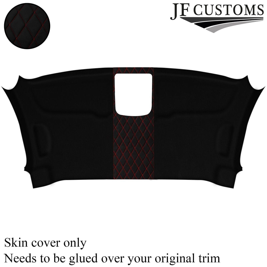 DSG2 RED STITCH LUXE SUEDE HEADLINER COVER FOR MERCEDES VITO 14-21 VAN