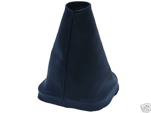 FITS FORD FIESTA MK5 BLACK STITCH LEATHER GEAR GAITER NEW CUSTOM NEW MADE IN UK