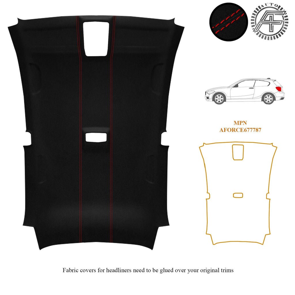LUXE SUEDE HEADLINER COVER FITS BMW F21 3 DOOR HATCHBACK CUSTOM NEW MADE IN UK