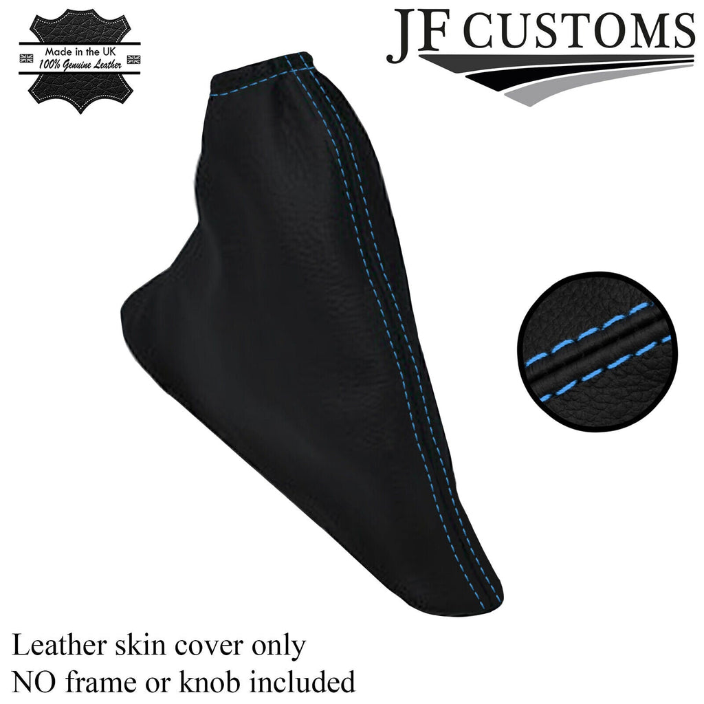 BLUE STITCH FITS LAND ROVER FREELANDER 2 2006-2013 LEATHER HANDBRAKE GAITER ONLY