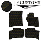 YELLOW DIAMOND VINYL 4X TAILORED FLOOR CARPET FOR PORSCHE CAYENNE 10-18 JF1