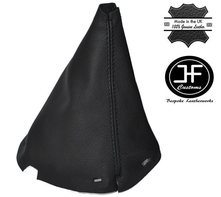 BLACK STITCH LEATHER GEAR GAITER SHIFT BOOT FITS NISSAN NAVARA D40 PICKUP 06-12