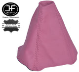 PINK LEATHER MANUAL GEAR GAITER SHIFT BOOT FITS CITROEN C2 2003-2009 CUSTOM NEW