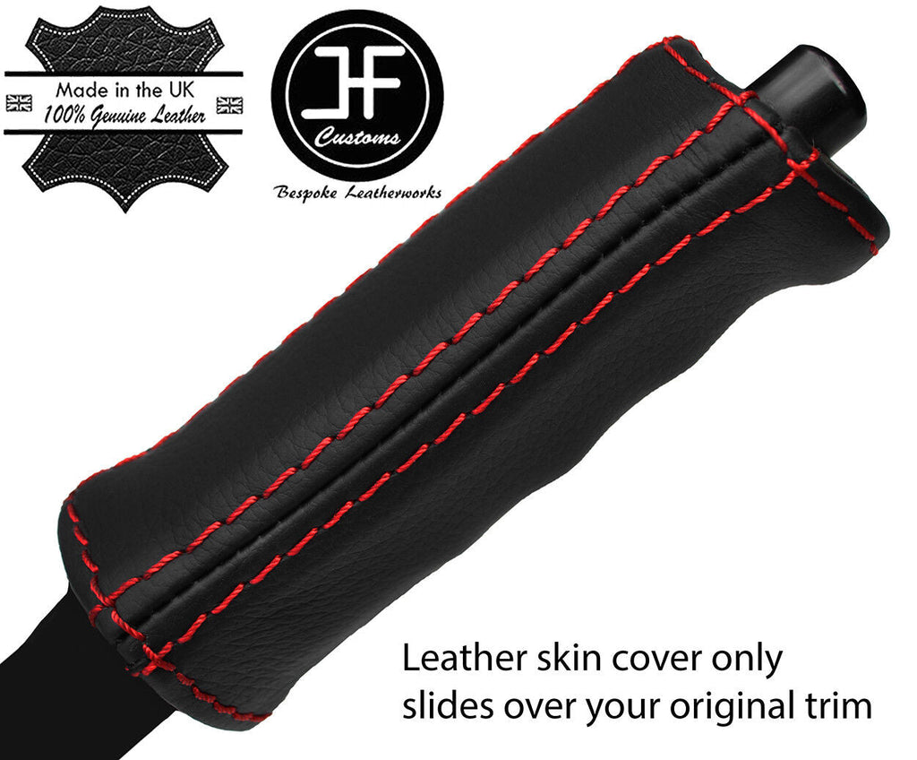 RED STITCH HANDBRAKE HANDLE LEATHER COVER FOR BMW 3 SERIES E36 1991-1998