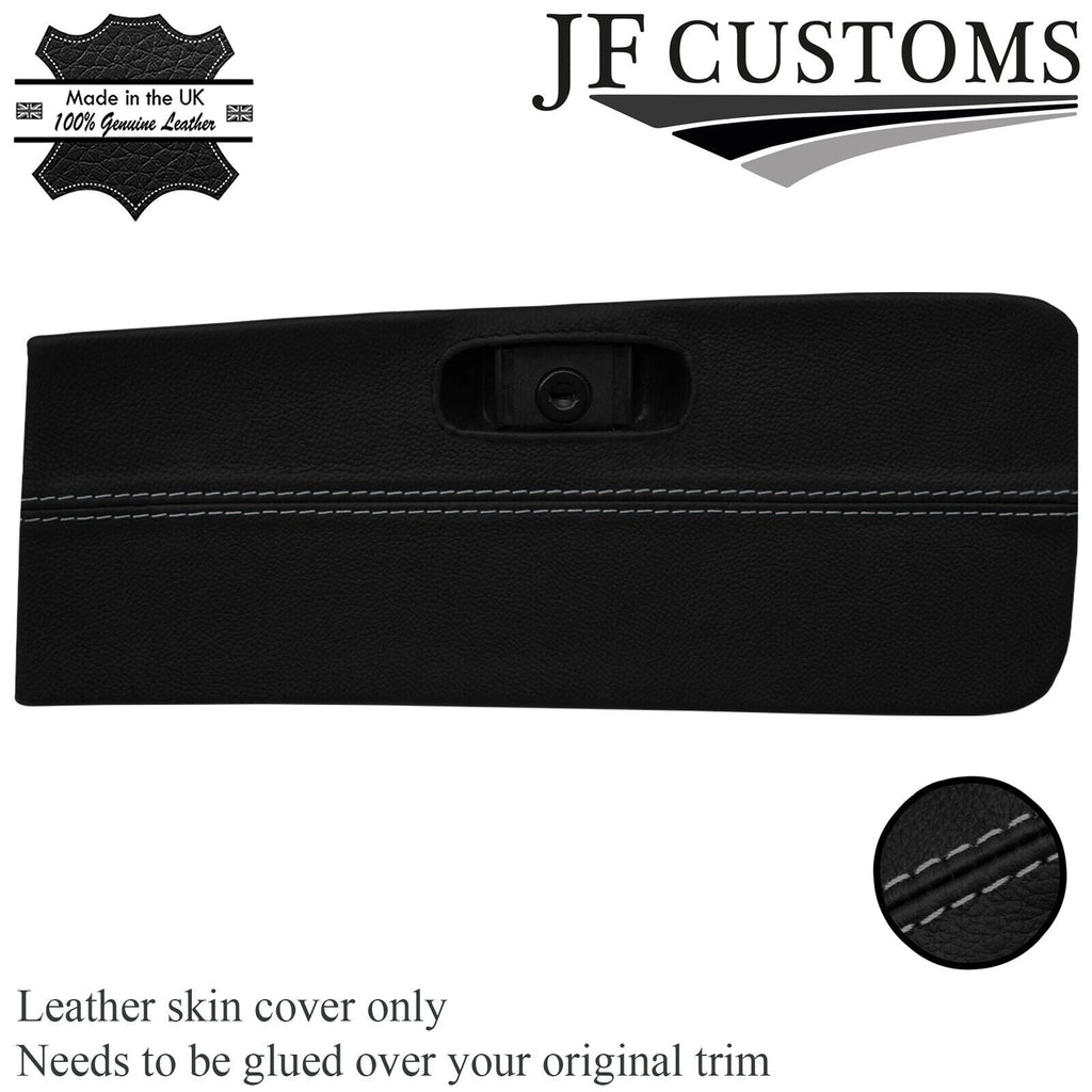 GREY STITCH ITALIAN LEATHER GLOVEBOX TRIM COVER FITS SAAB 900 CLASSIC 78-93