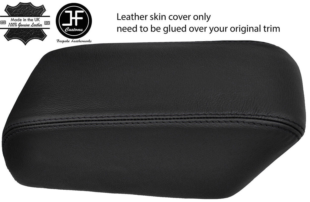 BLACK STITCH ARMREST LEATHER COVER FOR MITSUBISHI SHOGUN CHALLENGER SPORT 98-07