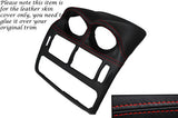 RED STITCH CENTRE DASH UPPER SURROUND LEATHER COVER FITS MITSUBISHI FTO 94-01