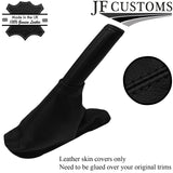 BLACK STITCH ITALIAN LEATHER HANDBRAKE + HANDLE COVERS FOR MAZDA CX-5 12-16