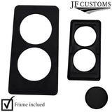 BLACK SUEDE CENTER CONSOLE CUP HOLDER COVER FITS MAZDA MX5 MK1 CUSTOM NEW
