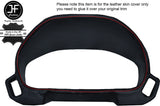 RED STITCHING SPEEDO SURROUND LEATHER COVER FITS MITSUBISHI FTO 1994-2001