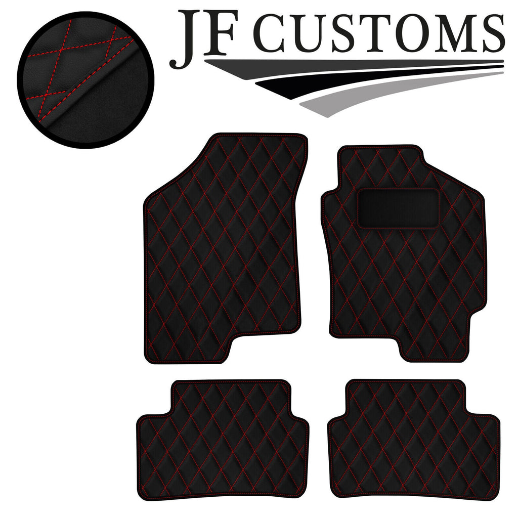 RED DIAMOND VINYL 4X TAILORED FLOOR CARPETS FOR HYUNDAI TIBURON COUPE 02-09 JF1