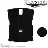 D RED STITCH LUXE SUEDE ROOF HEADLINER COVER FOR AUDI A3 RS3 8V 13-20 SALOON