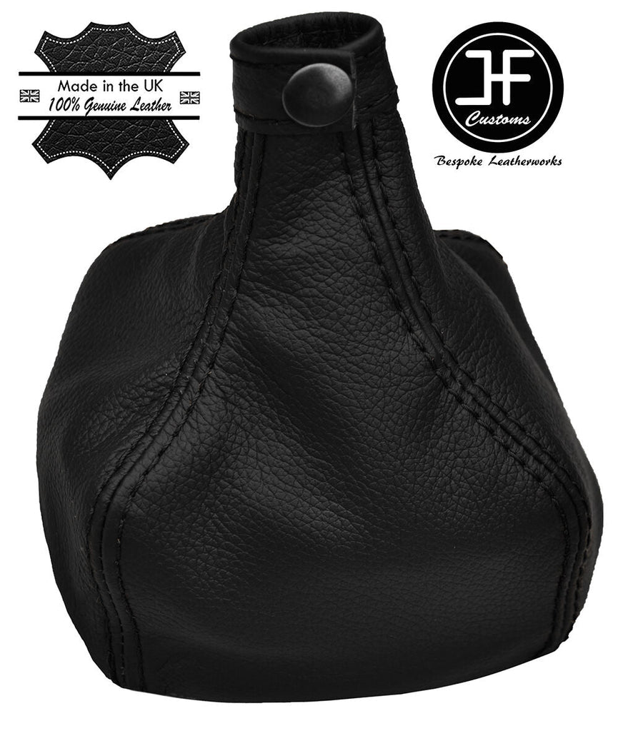 BLACK STITCH GENUINE LEATHER MANUAL GEAR GAITER FITS MASERATI 4200 2002-2007