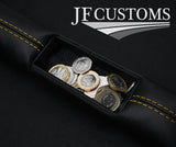 YELLOW STITCH 2X CAR KEY HOLDER PROTECTOR  FITS BMW 3 SERIES F30 F31 12-16